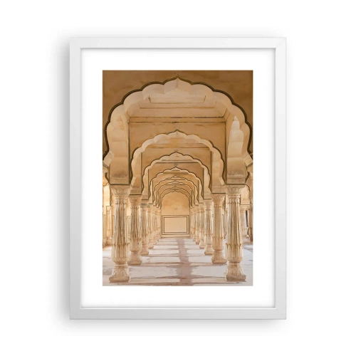 Plagát v bielom ráme - V maharádžovom paláci - 30x40 cm