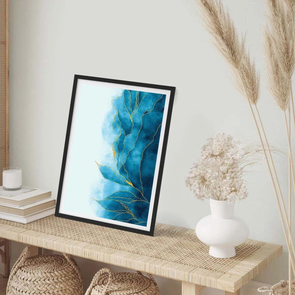 Plagát v čiernom ráme - Blankyt v zlate - 70x100 cm