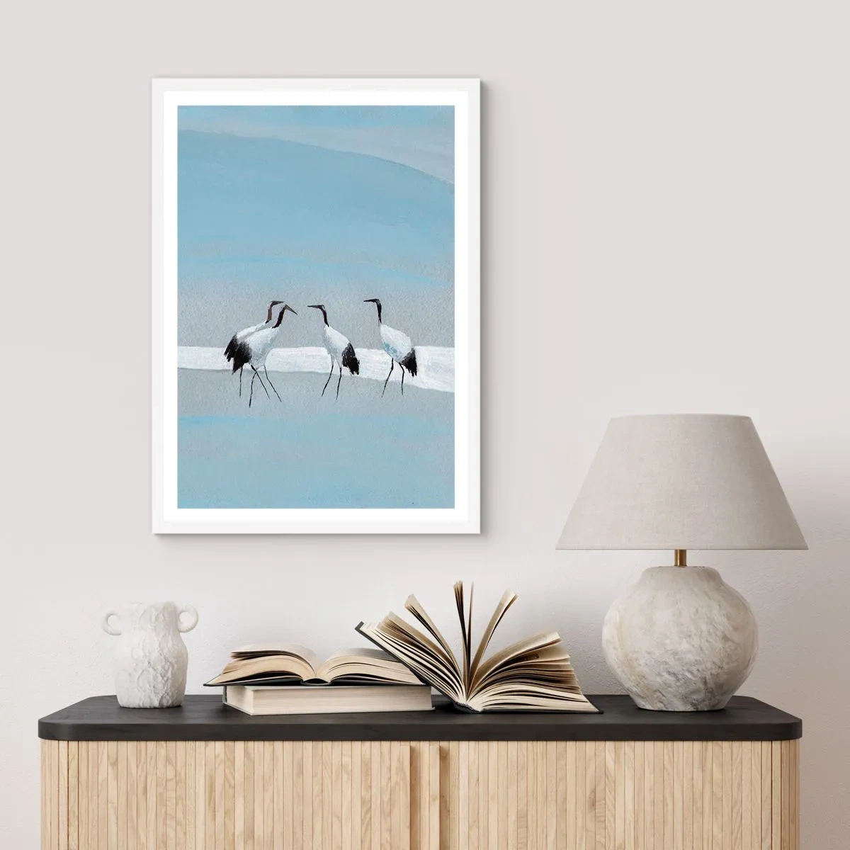 Plagát v bielom ráme - Po horúcom dni - 70x100 cm