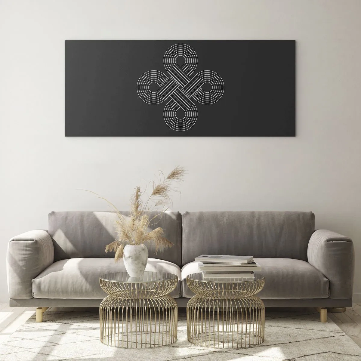 Obraz na skle - V keltskom duchu - 90x30 cm