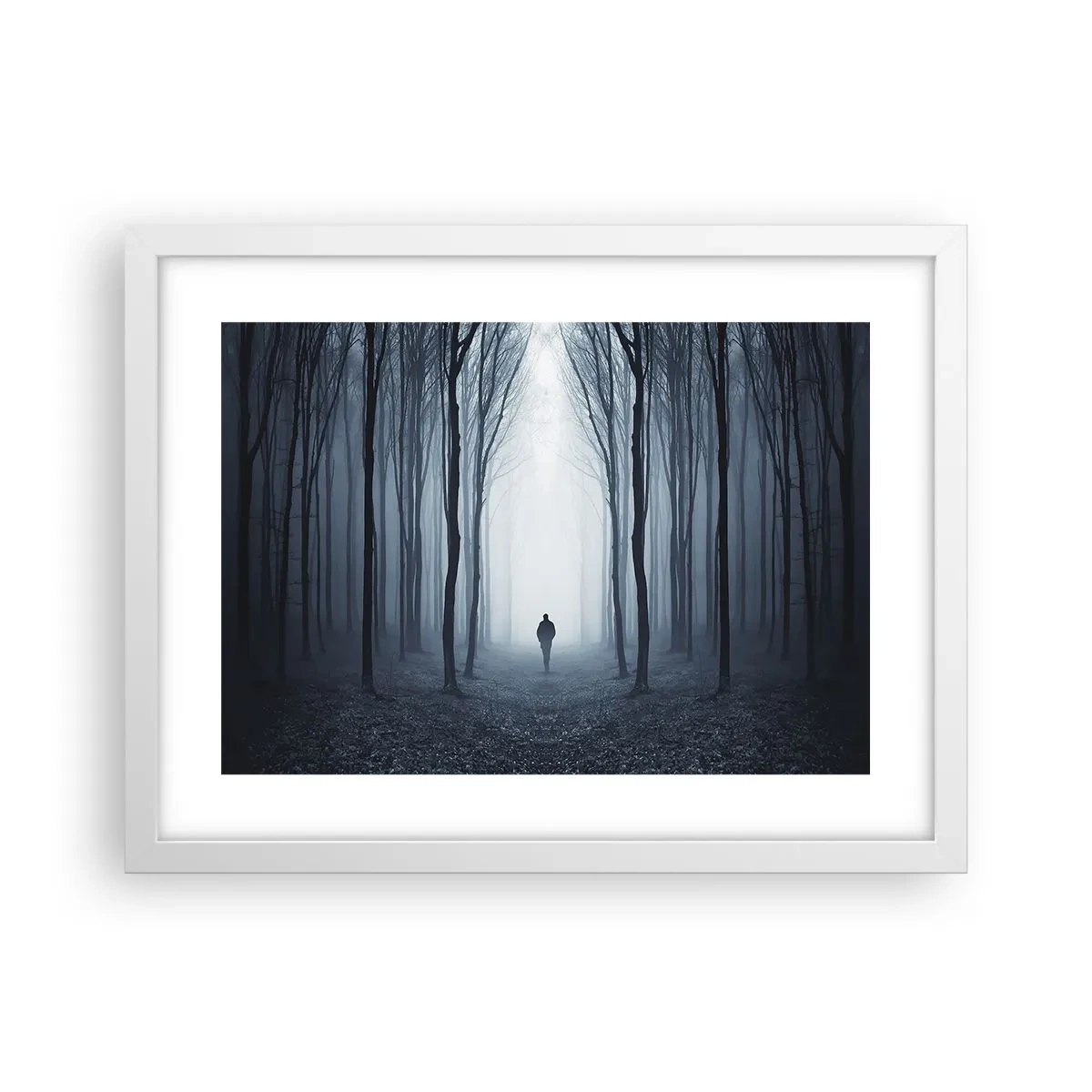 Plagát v bielom ráme - A všetko jednoduché a jasné - 40x30 cm