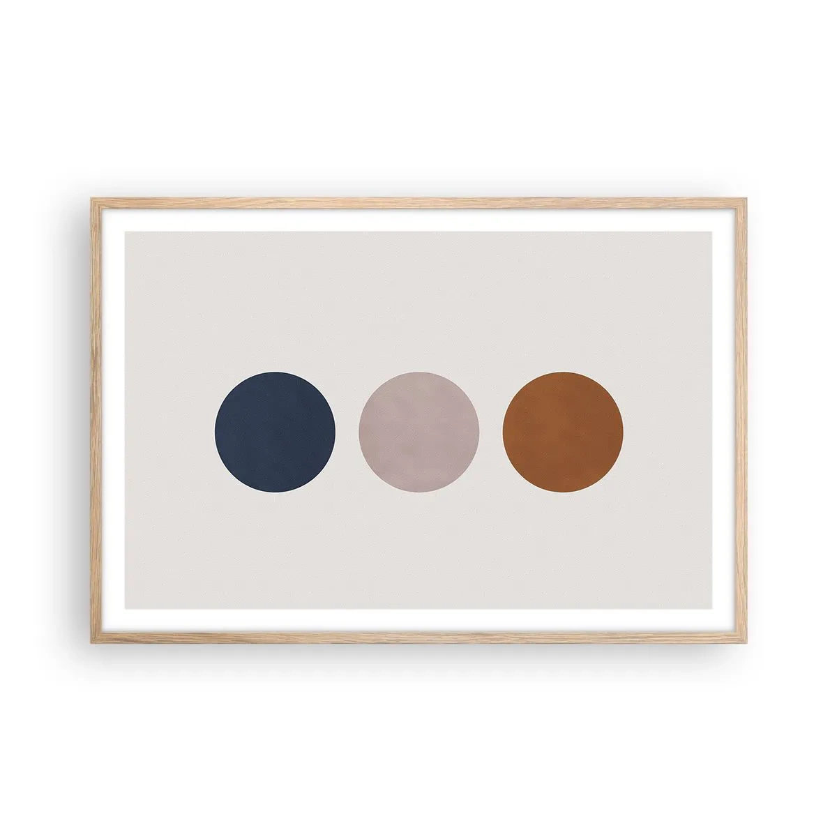 Plagát v ráme zo svetlého duba - Symbol dokonalosti - 91x61 cm
