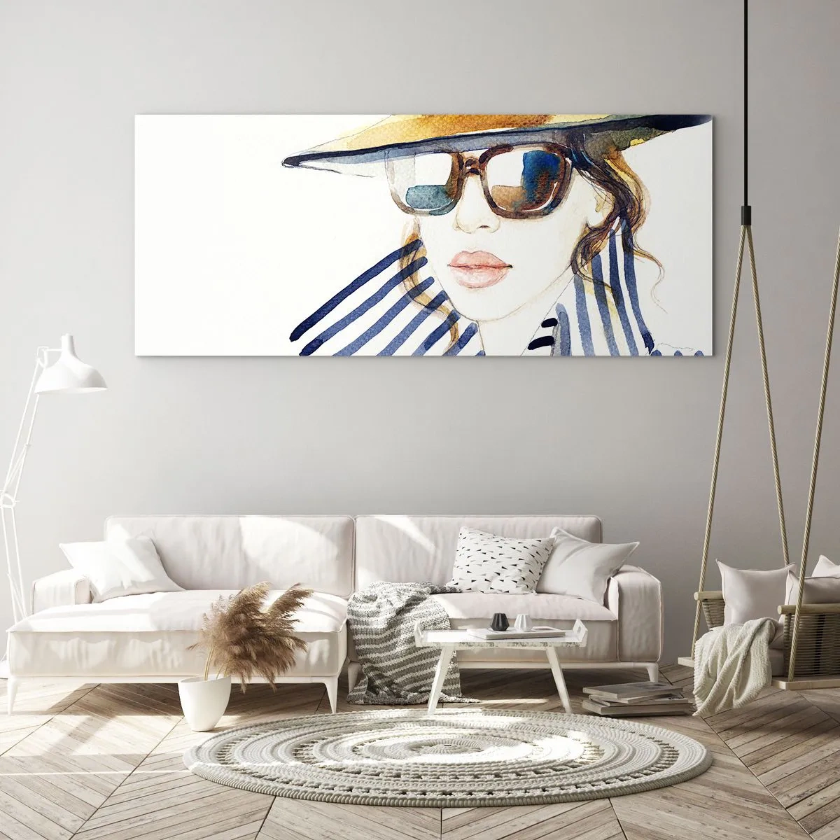 Obraz na skle - Florida víta! - 140x50 cm