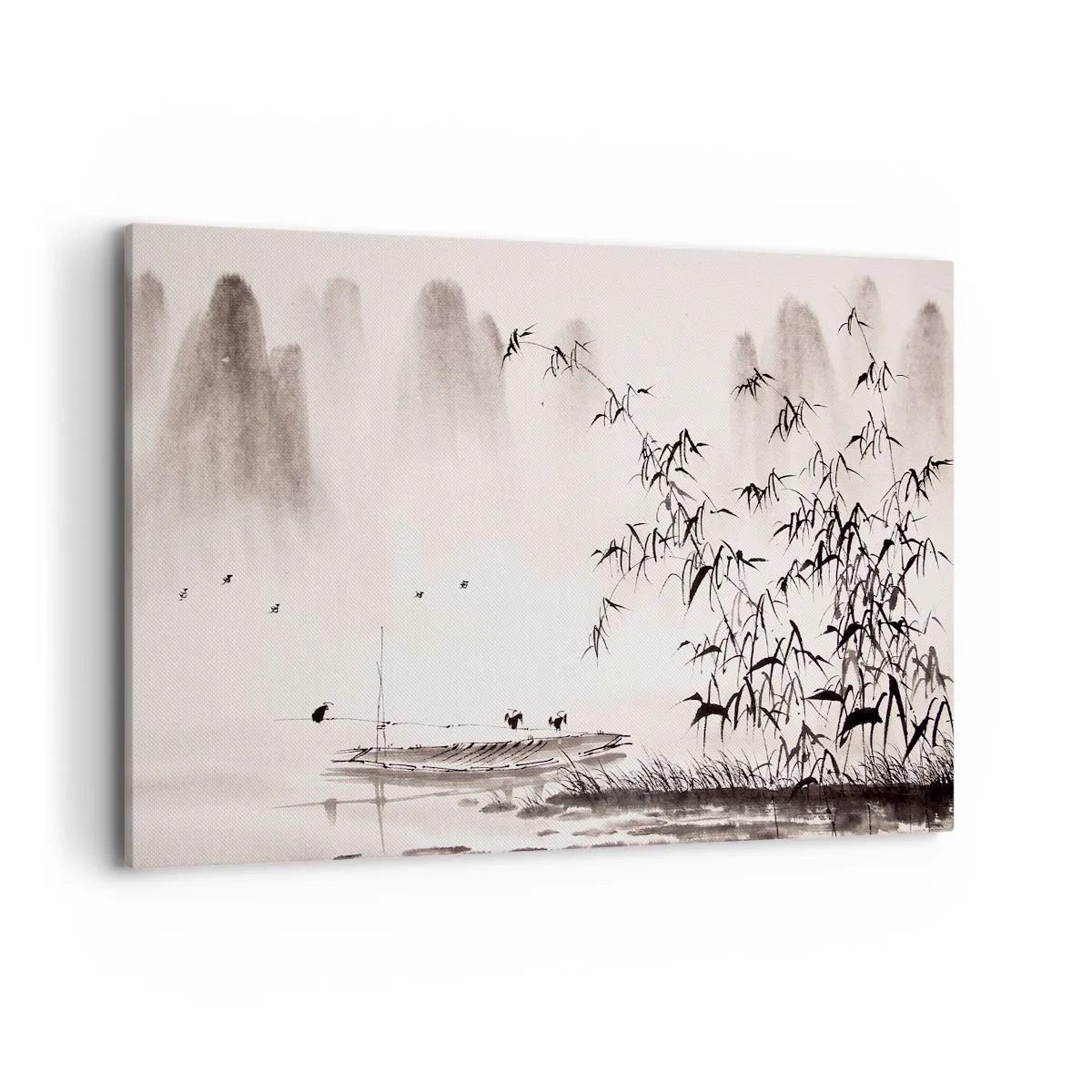 Obraz na plátne - Pokoj ryžových polí - 120x80 cm