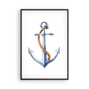 Plagát v čiernom ráme - Ahoj, dobrodružstvo! - 61x91 cm