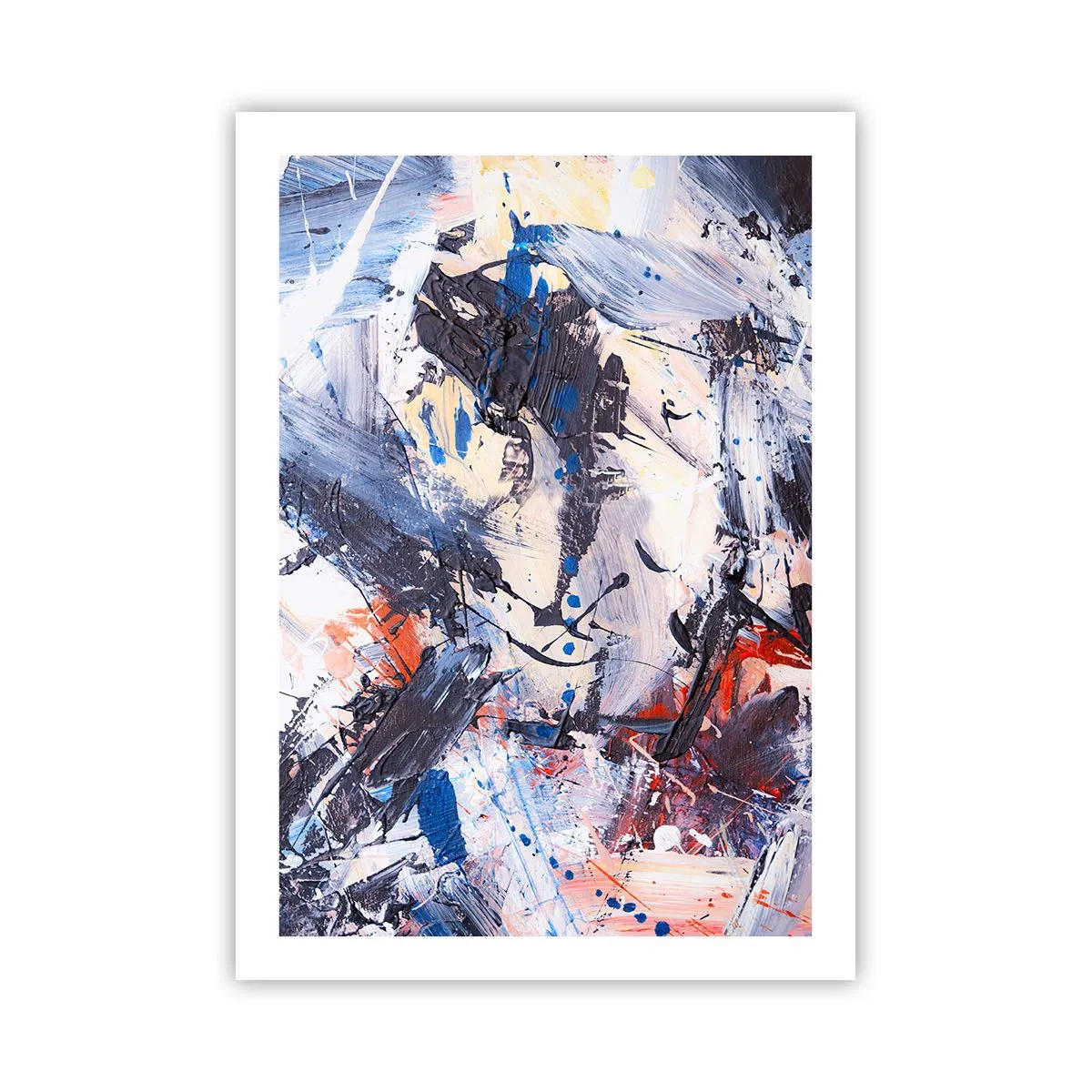 Plagát - Bláznivý tanec abstrakcie - 50x70 cm