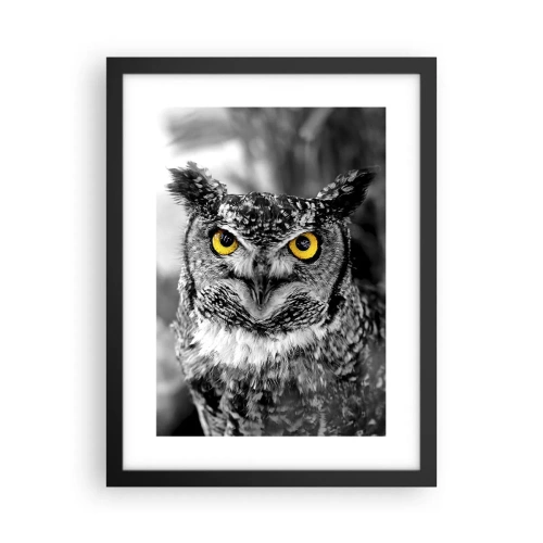 Plagát v čiernom ráme - Nič sa neschová - 30x40 cm