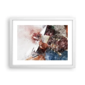 Plagát v bielom ráme - Čo si o tom myslíš? - 40x30 cm