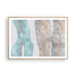 Plagát v ráme zo svetlého duba - Štúdia blízkosti - 100x70 cm