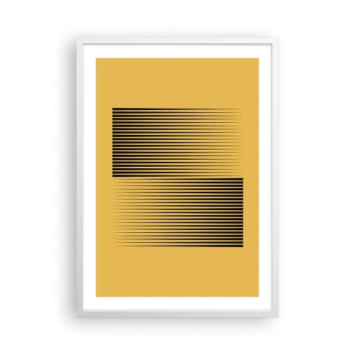 Plagát v bielom ráme - Štvorec protikladov - 50x70 cm