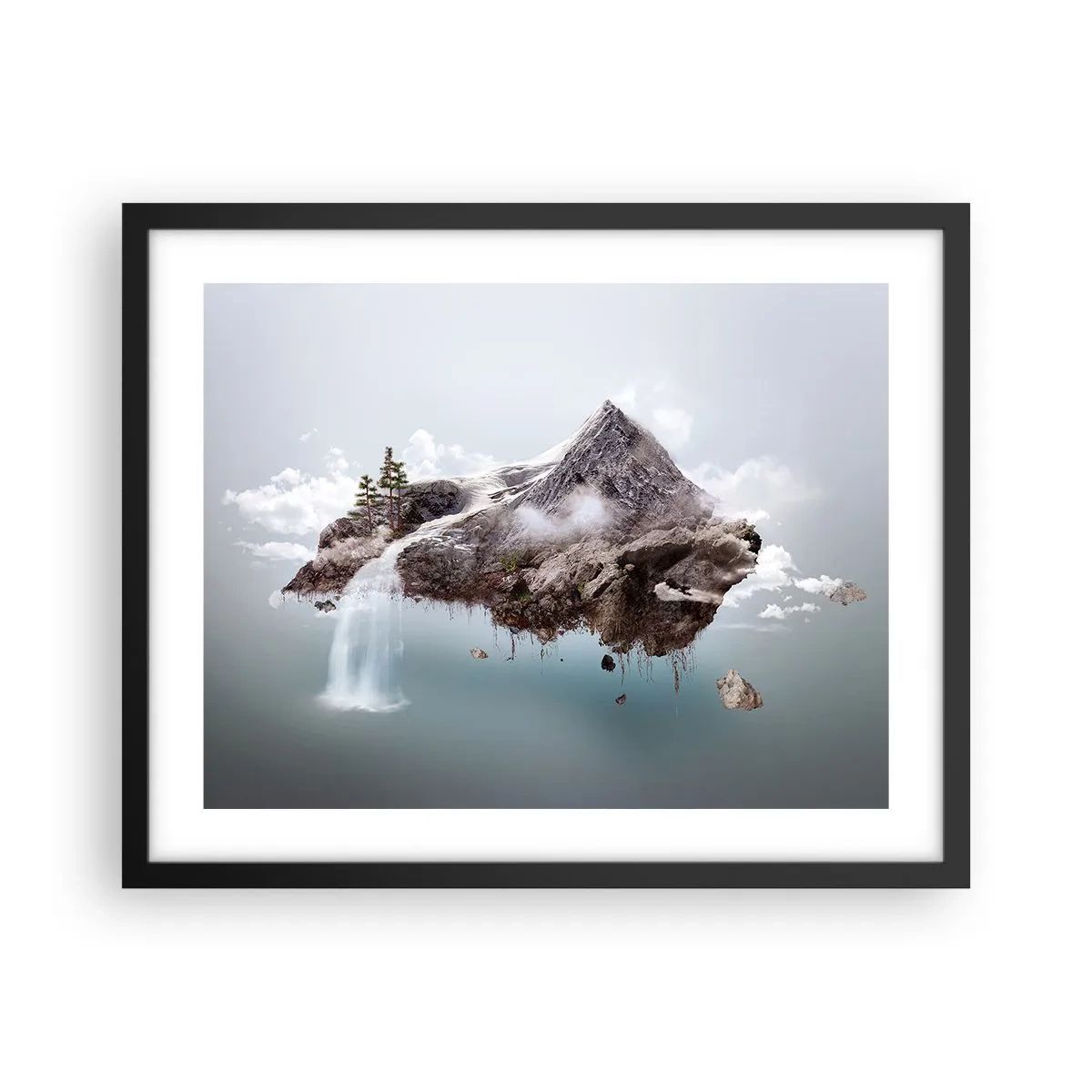 Plagát v čiernom ráme - Pohľad surrealistu - 50x40 cm