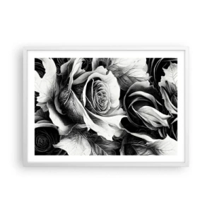 Plagát v bielom ráme - Navždy kráľovná - 70x50 cm