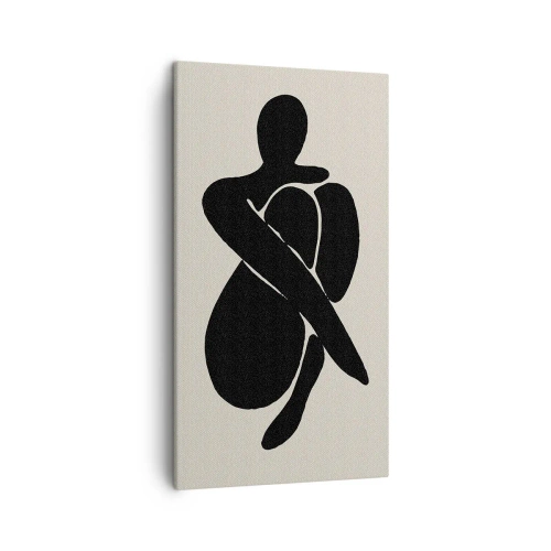 Obraz na plátne - Vo vlastnom objatí - 45x80 cm