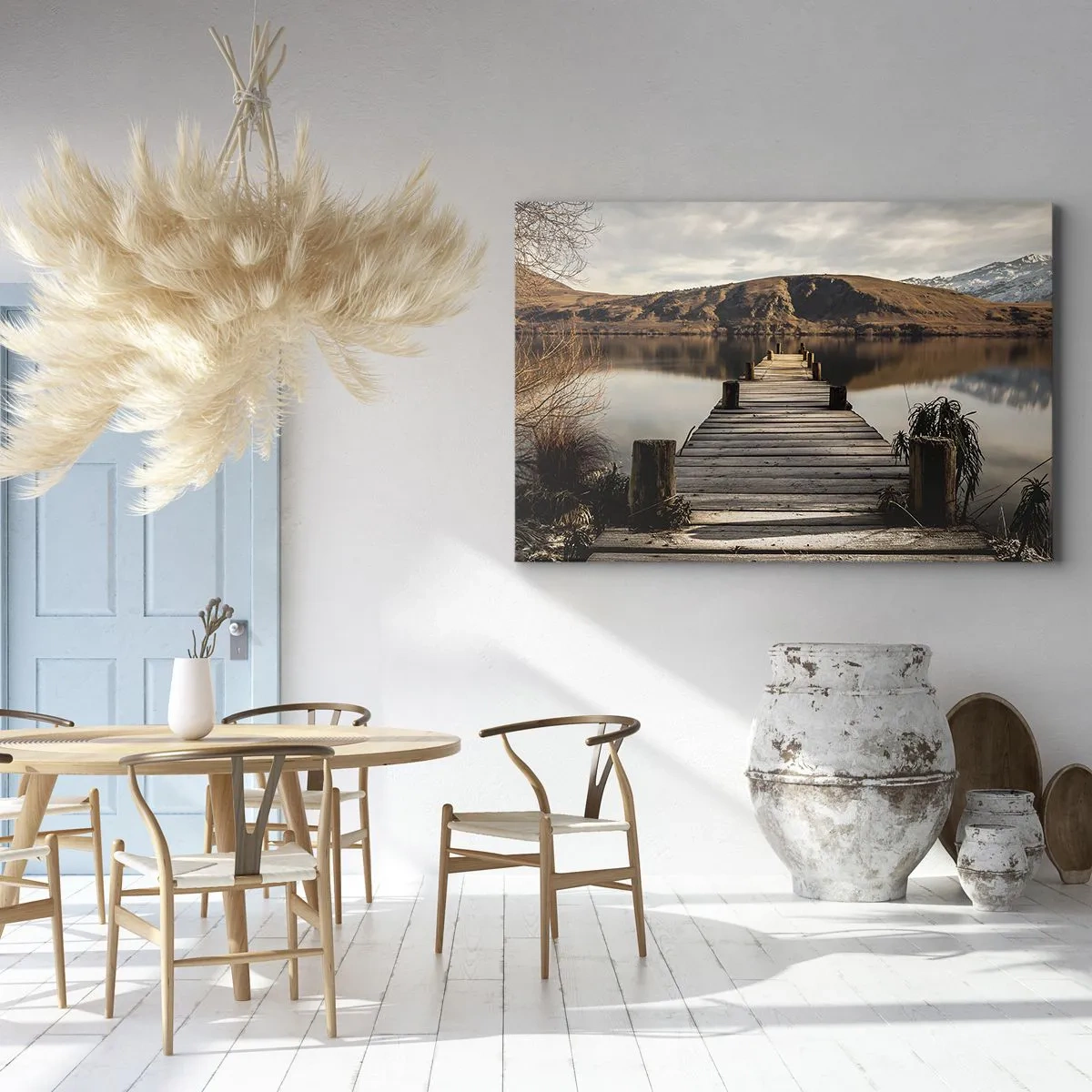 Obraz na plátne - Krajina v tichu - 100x70 cm