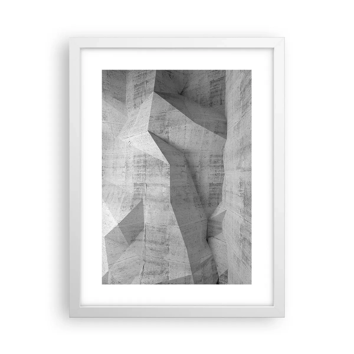 Plagát v bielom ráme - Skutočná výzva - 30x40 cm