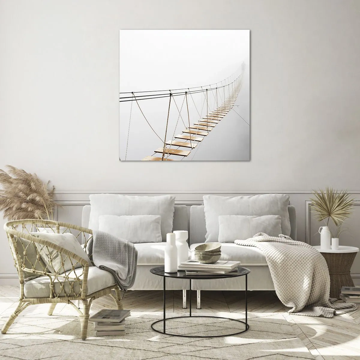 Obraz na skle - Kam vás zavedie? - 60x60 cm