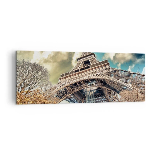 Obraz na plátne - A na jeseň v Paríži… - 140x50 cm