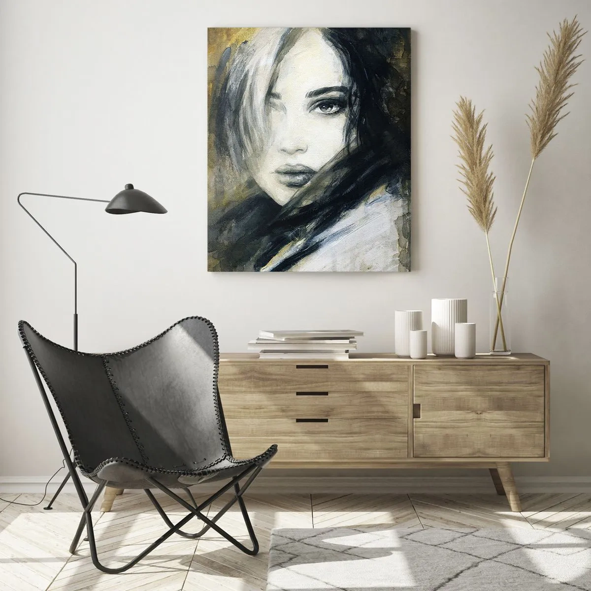 Obraz na skle - viac nevinná alebo zmyselná? - 50x70 cm