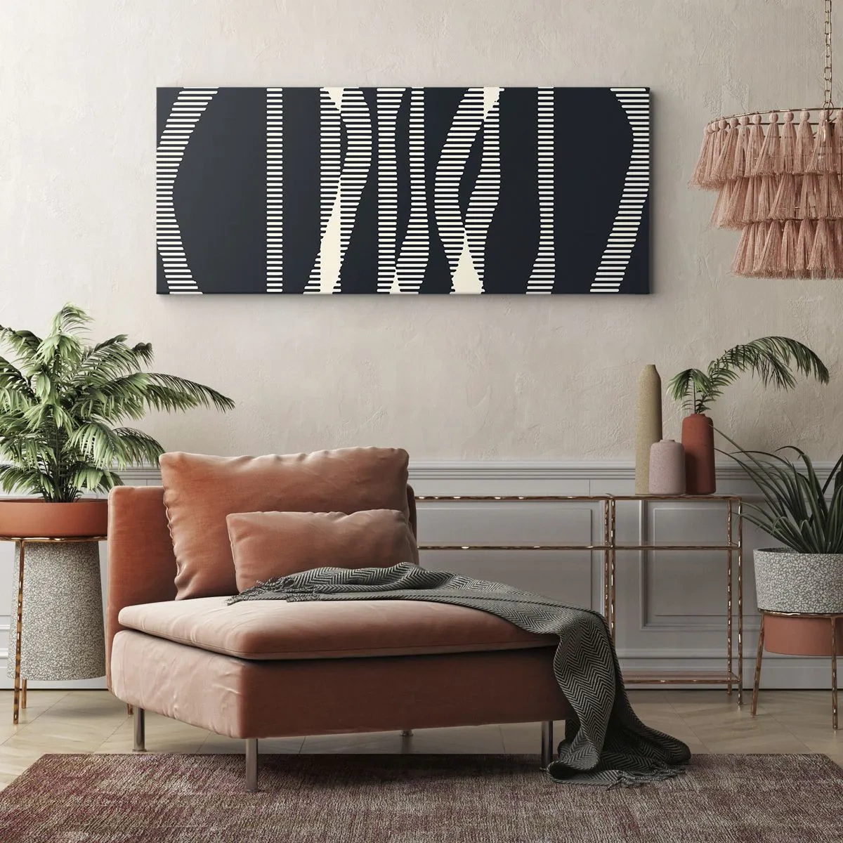 Obraz na plátne - Pokus o prelomenie temnoty - 160x50 cm