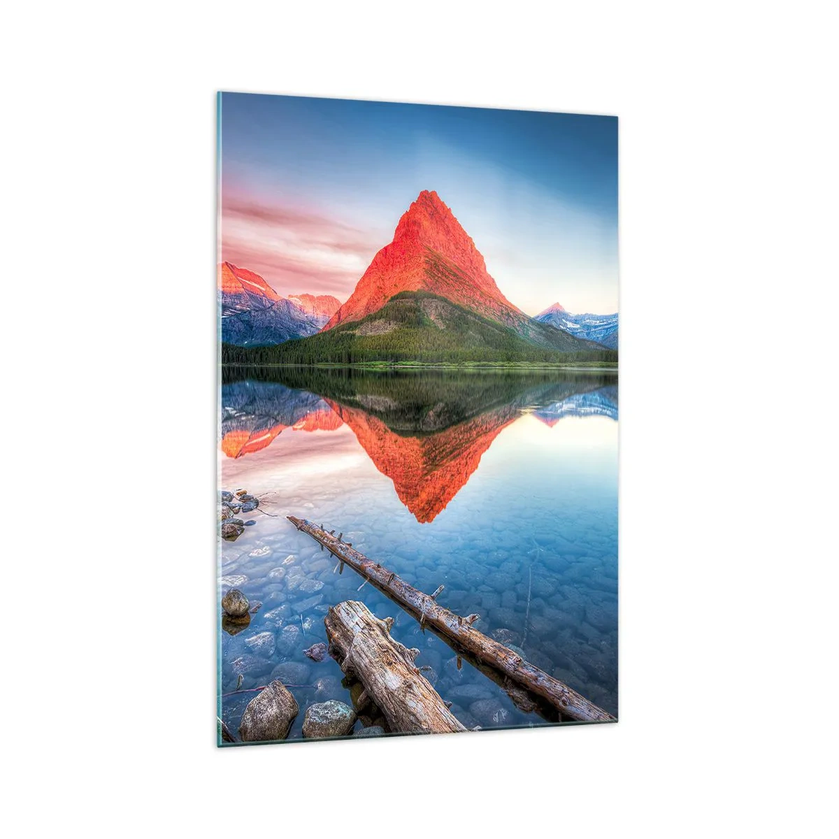 Obraz na skle - Teplo a chlad - 70x100 cm
