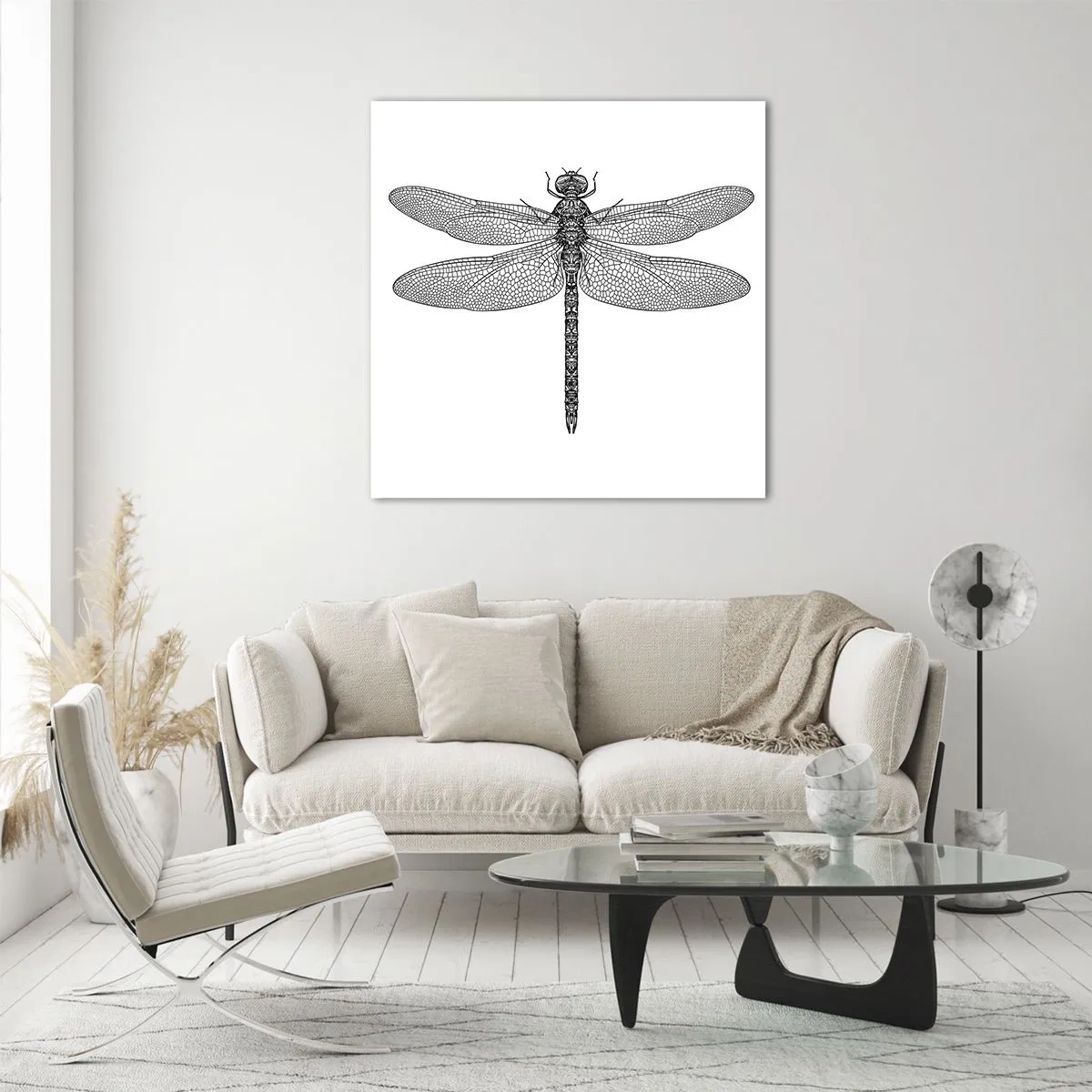 Obraz na skle - Presnosť prírody - 30x30 cm