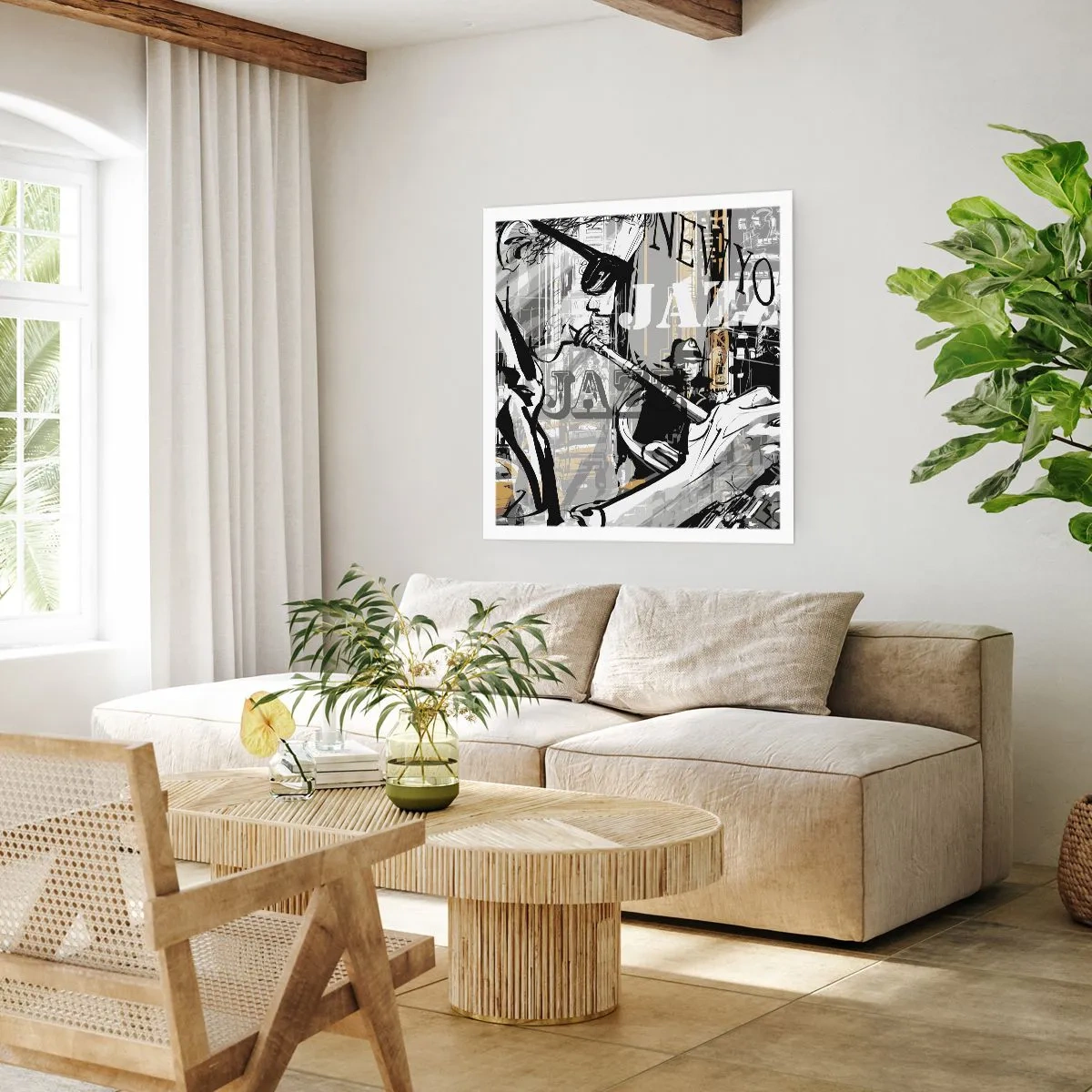 Plagát - V rytme New Yorku - 40x40 cm