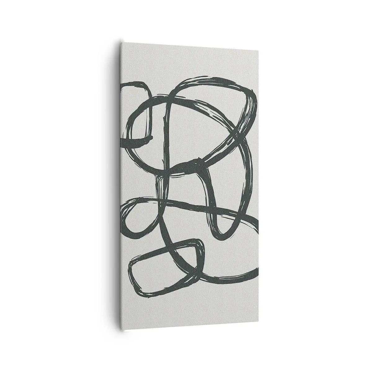 Obraz na plátne - Abstrakcie v slučke - 65x120 cm