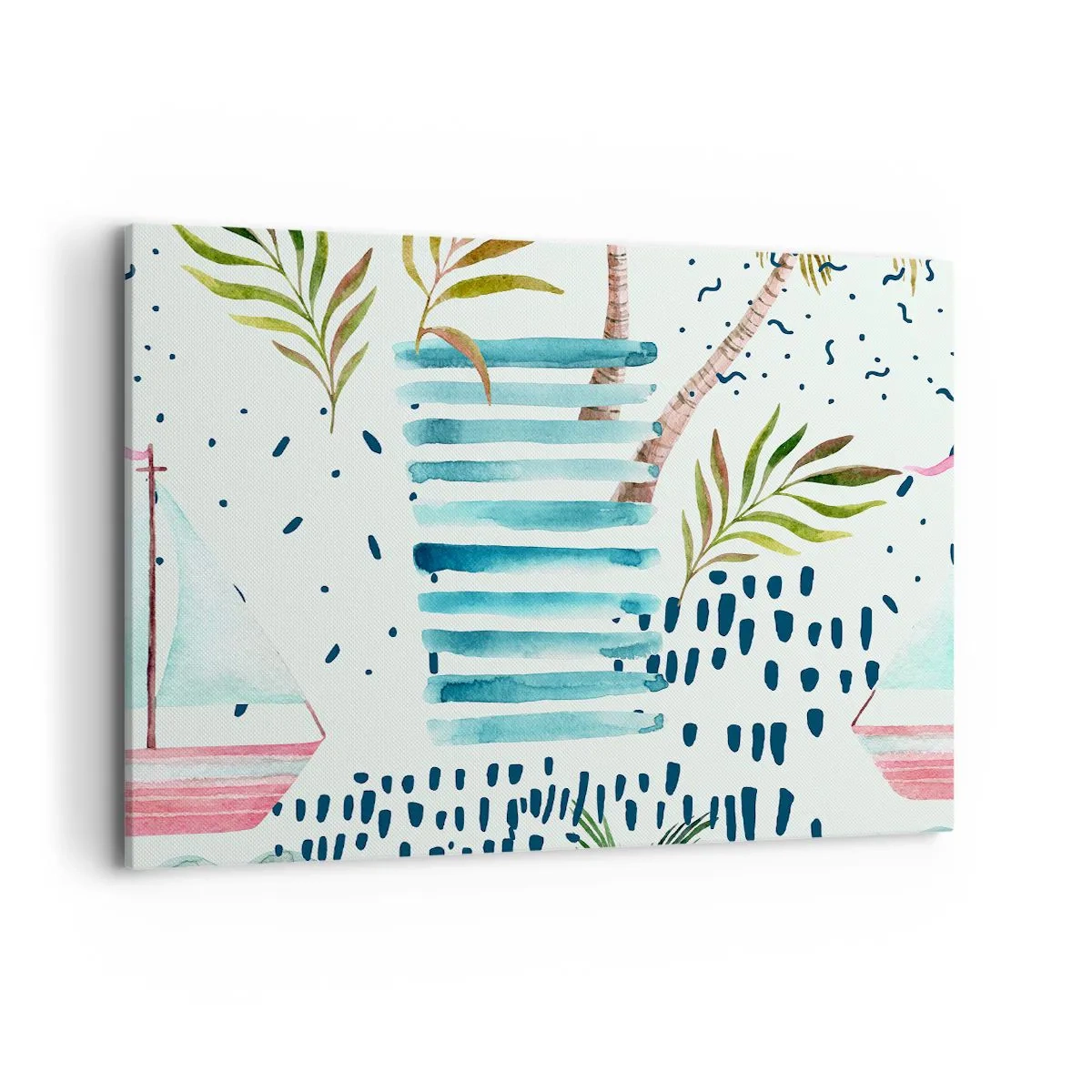 Obraz na plátne - Prázdniny pod palmami - 120x80 cm