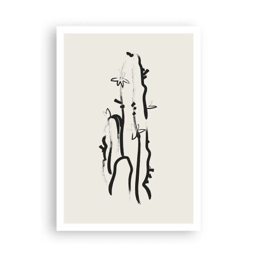 Plagát - Kvitnúca bylina - 70x100 cm