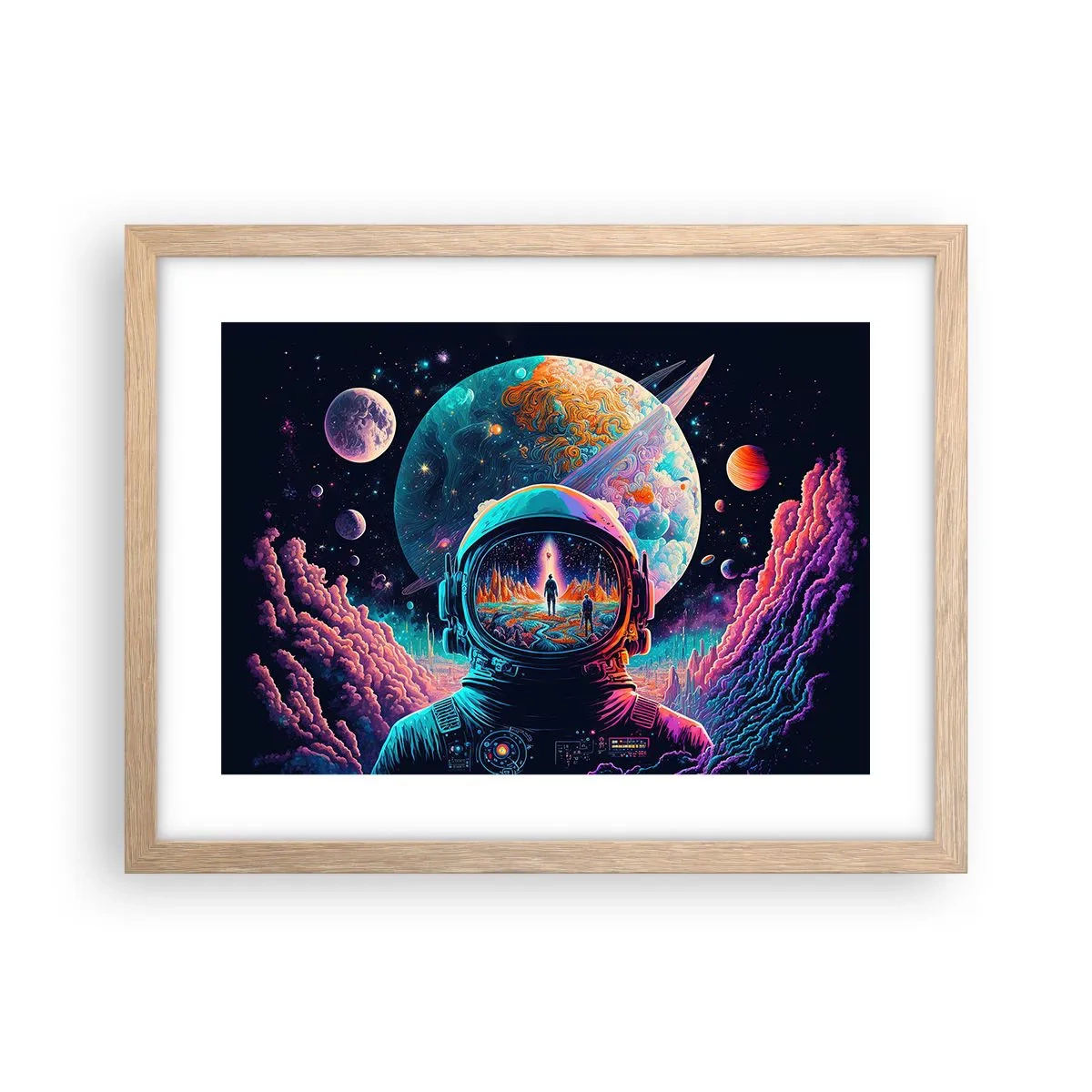 Plagát v ráme zo svetlého duba - Filozofom sa to ani nesnívalo - 40x30 cm