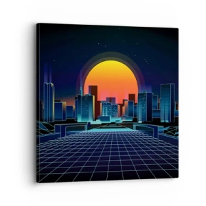 Obraz na plátne - Stále chcete do reálu? - 30x30 cm