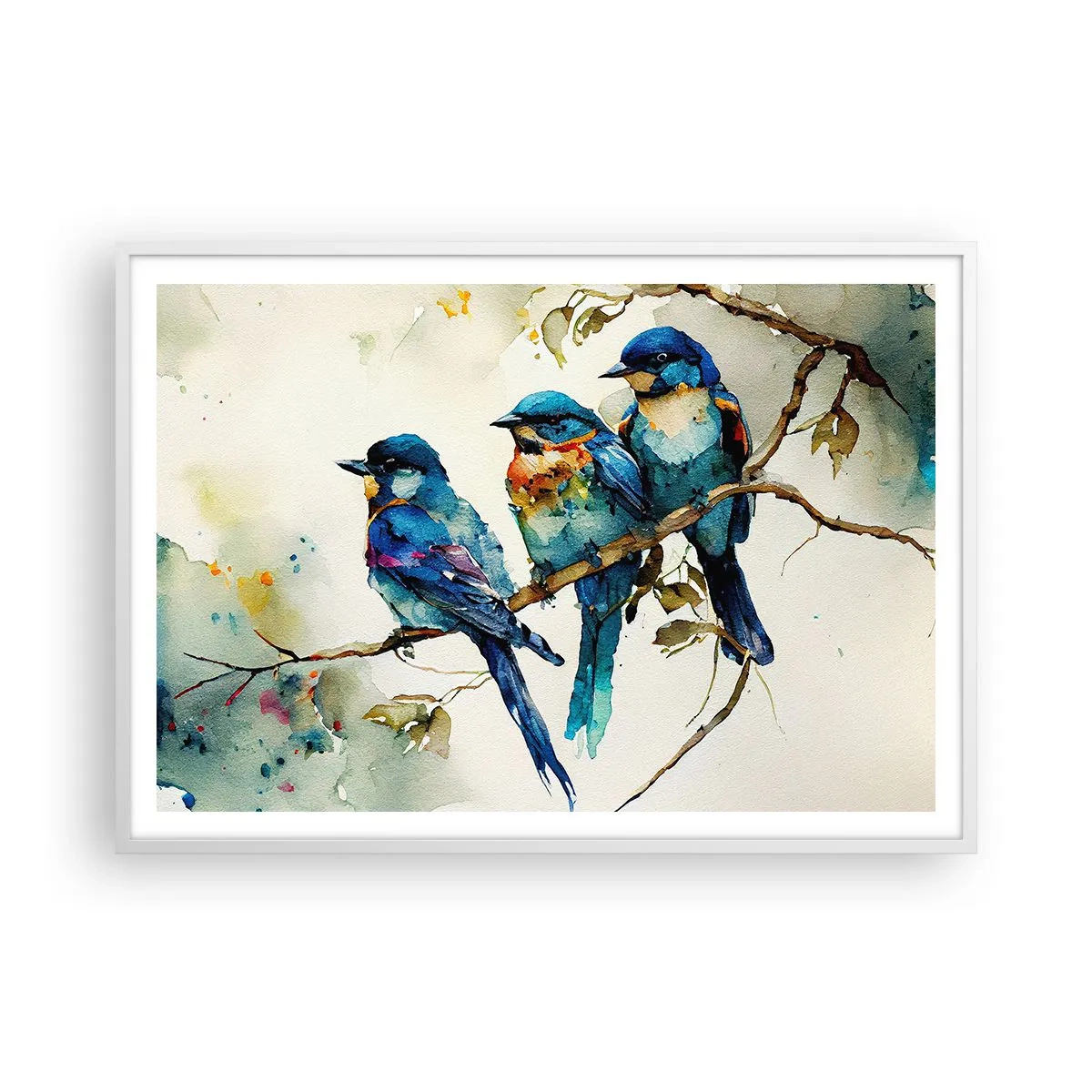 Plagát v bielom ráme - Urazil sa? - 100x70 cm