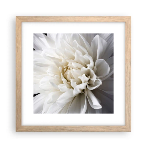 Plagát v ráme zo svetlého duba - Ráno s nevestou - 30x30 cm