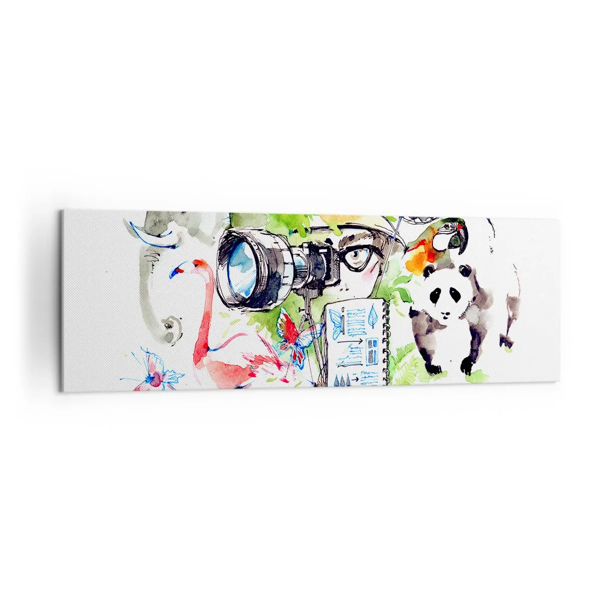 Obraz na plátne - Objektívom cestovateľa - 160x50 cm