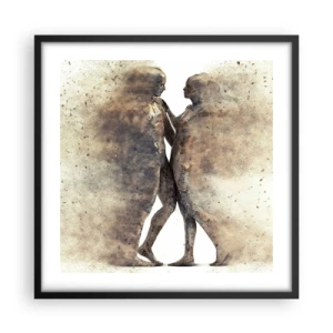 Plagát v čiernom ráme - Z prachu povstali, aby milovali - 50x50 cm