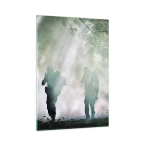 Obraz na skle - Jeden za všetkých… - 50x70 cm