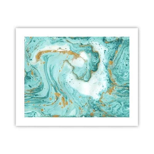 Plagát - Pod veľkou vlnou z epochy Edo - 50x40 cm