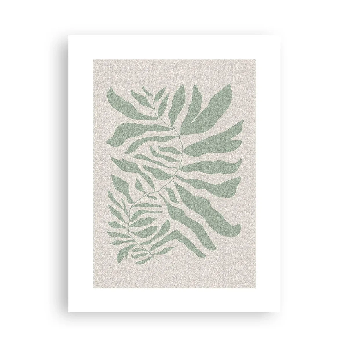 Plagát - Smaragdová vetva - 30x40 cm