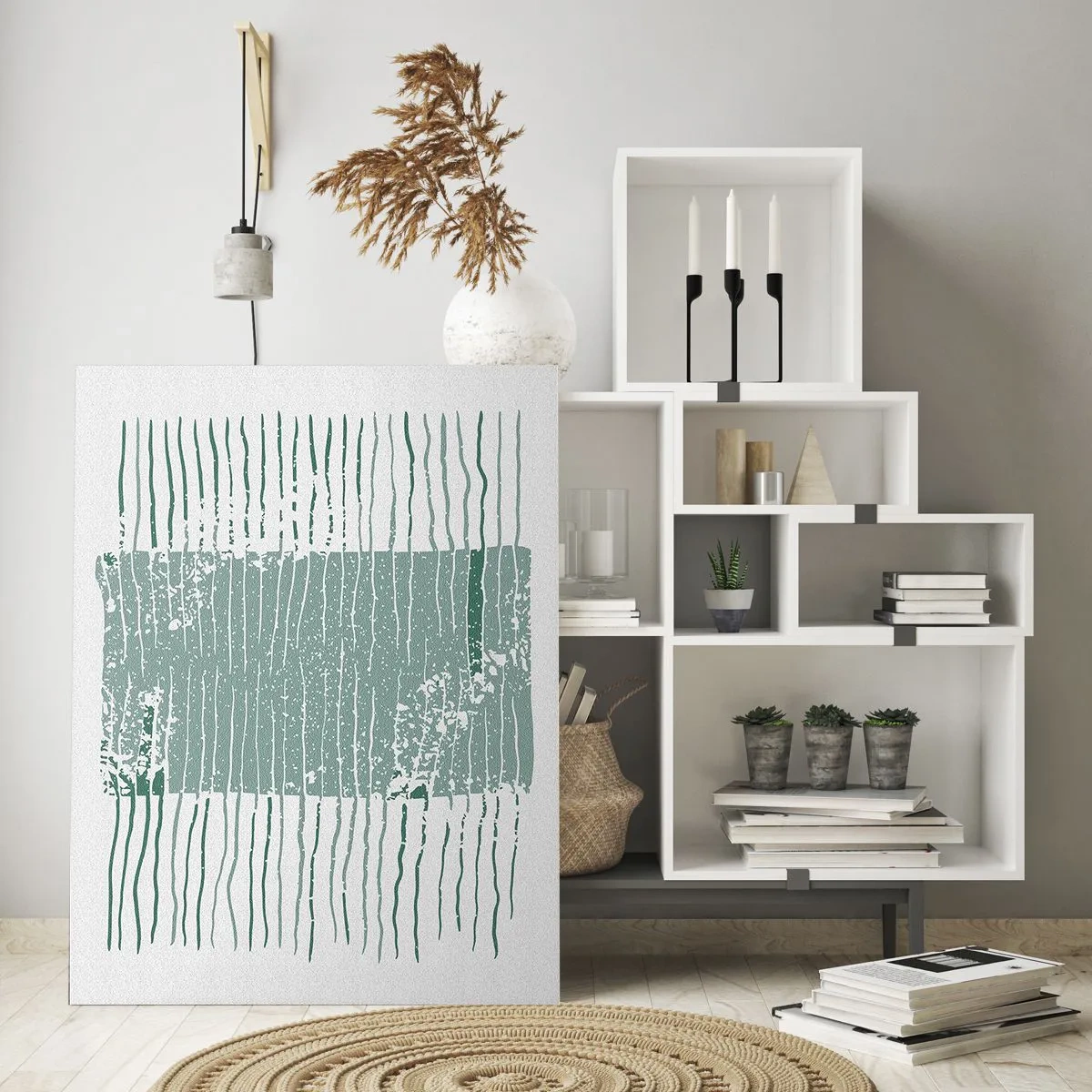 Obraz na skle - Morská abstrakcia - 70x100 cm