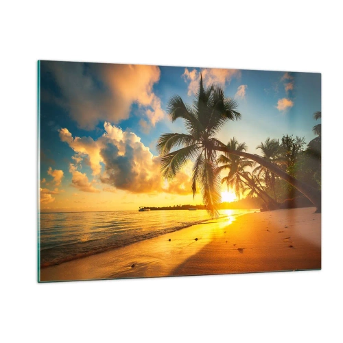 Obraz na skle - Karibský sen - 120x80 cm