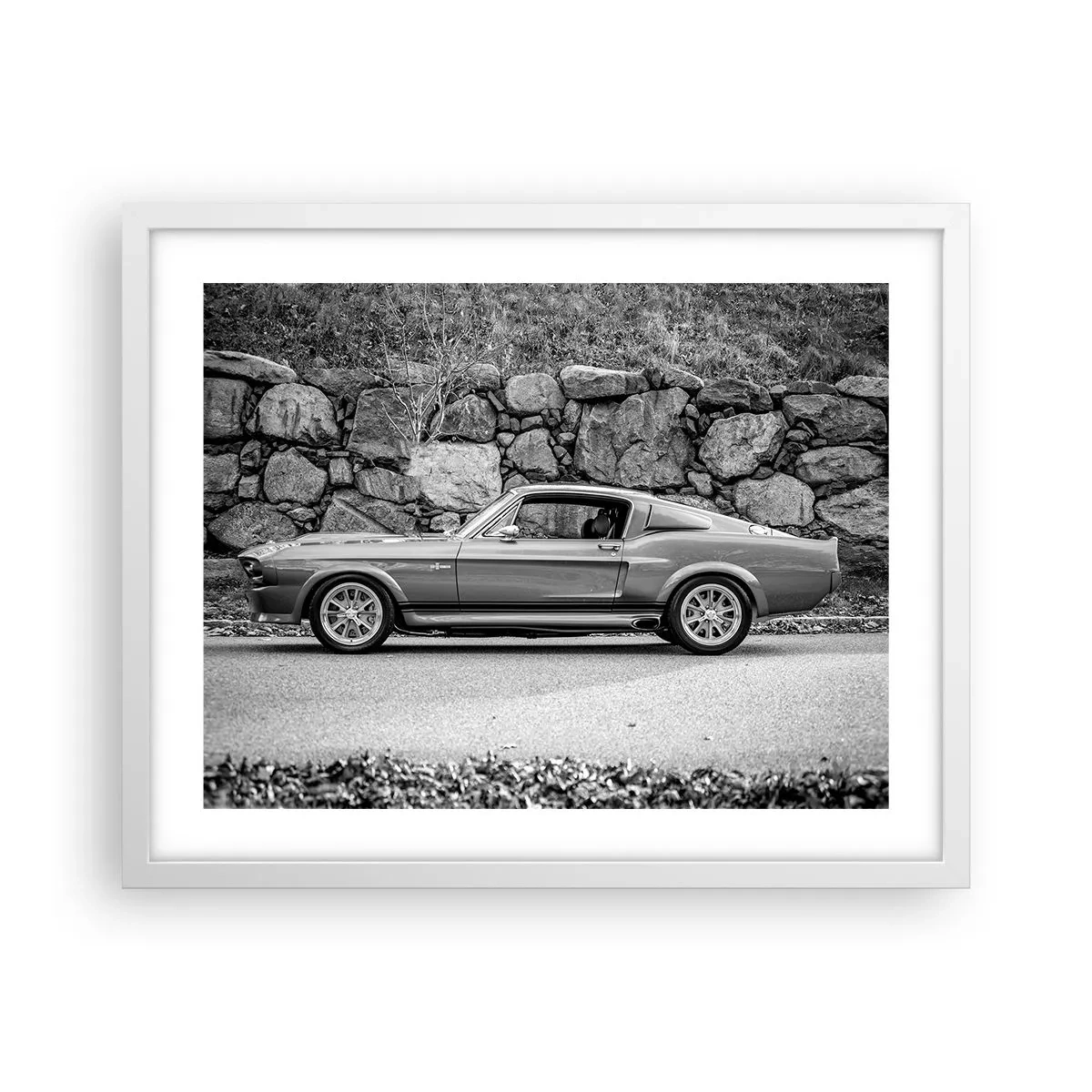 Plagát v bielom ráme - Legenda 60. rokov - 50x40 cm