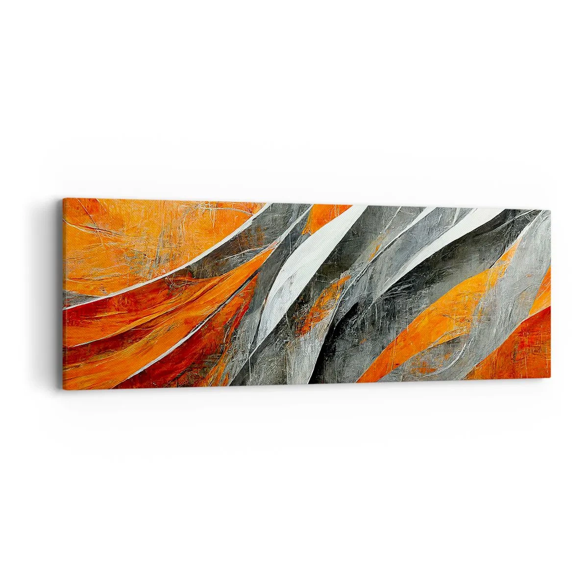 Obraz na plátne - Žiar a chlad - 90x30 cm