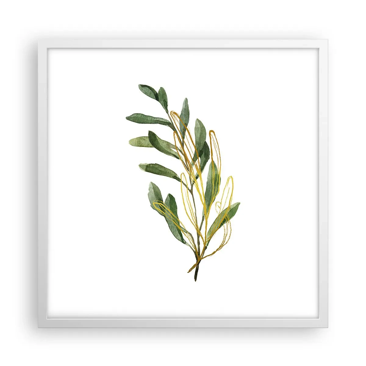 Plagát v bielom ráme - Všetko, čo je dobré - 50x50 cm