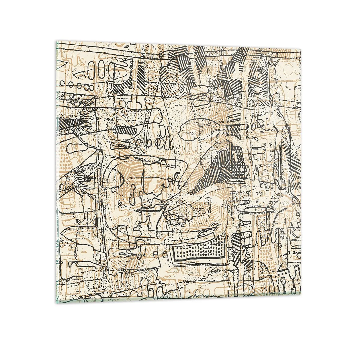 Obraz na skle - Čaká na rozlúštenie - 60x60 cm