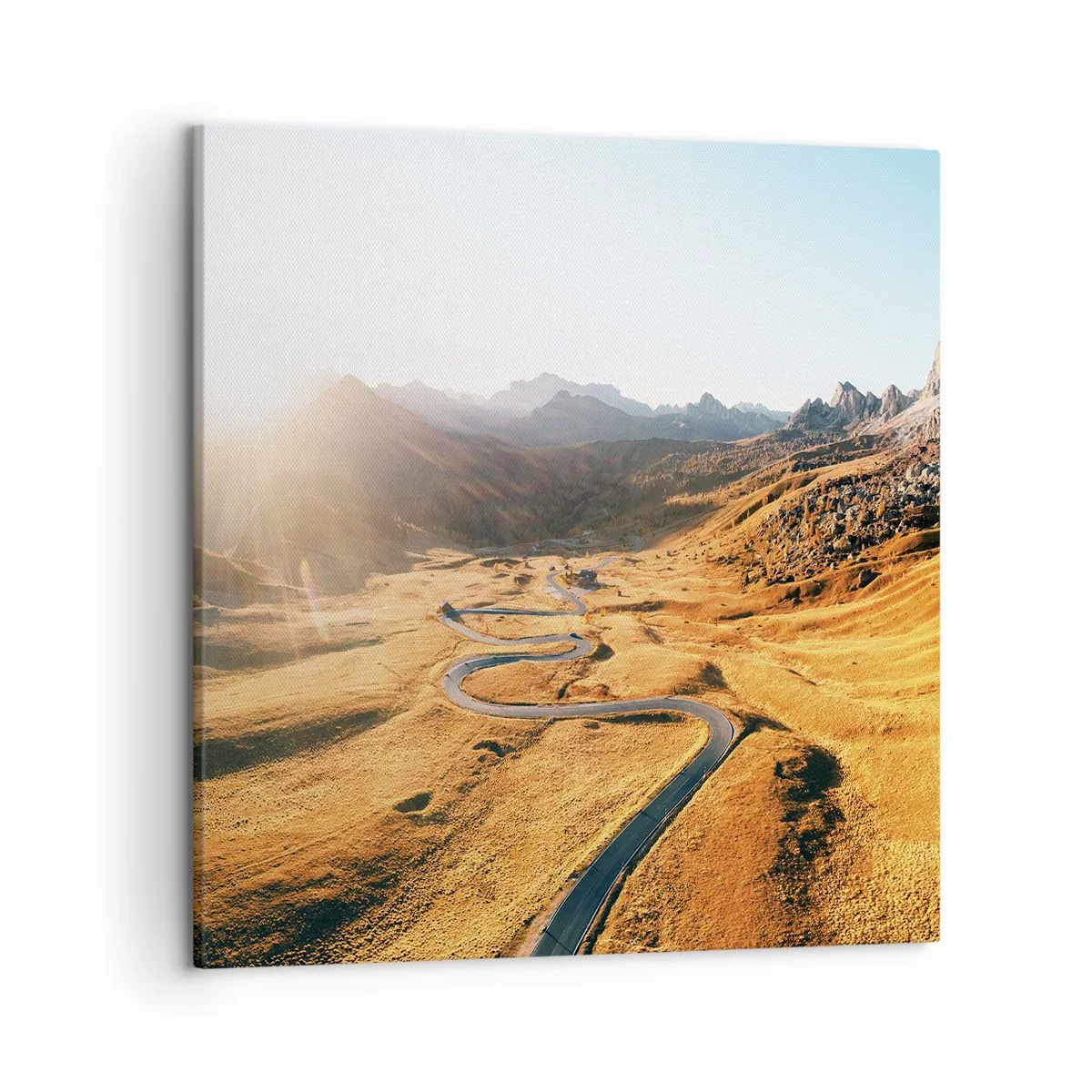 Obraz na plátne - V zlatom údolí - 50x50 cm