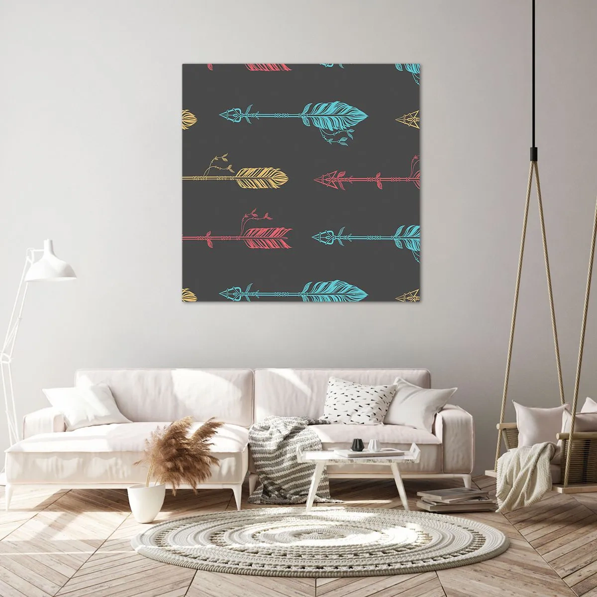 Obraz na plátne - Do jednej rady - 70x70 cm