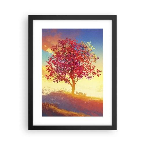 Plagát v čiernom ráme - Pútnik pri cieli - 30x40 cm