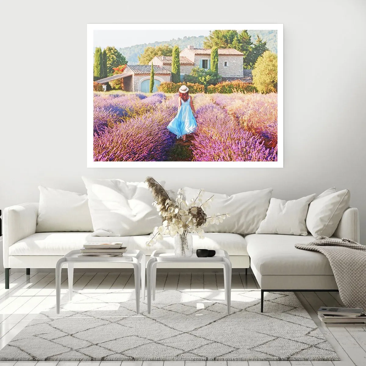 Plagát - Levanduľové dievča - 70x50 cm