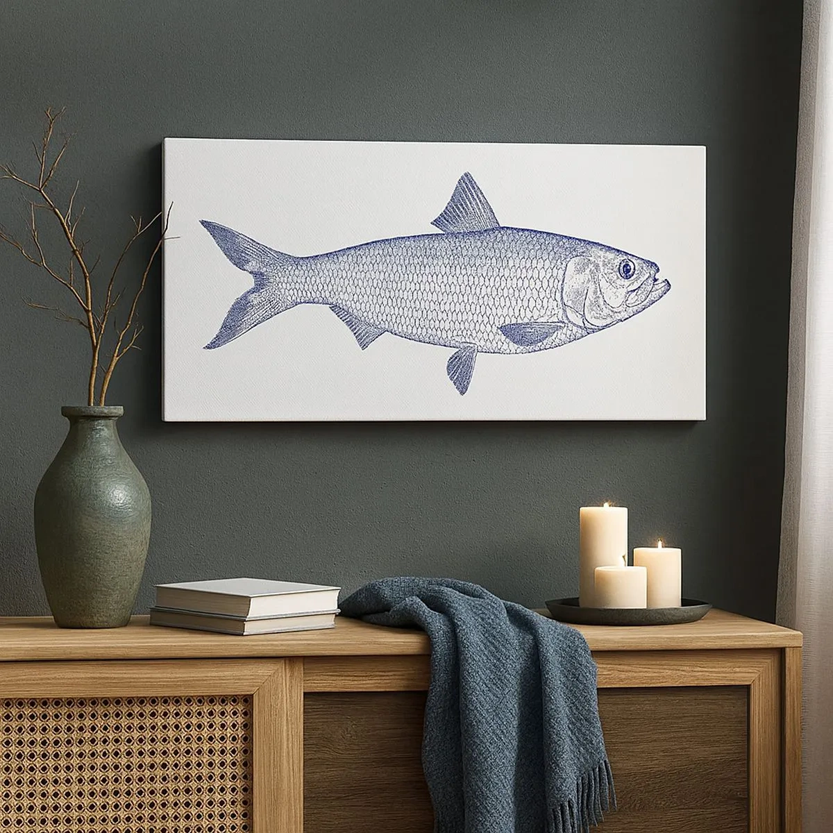 Obraz na plátne - Pozdravy zo severných morí - 100x40 cm