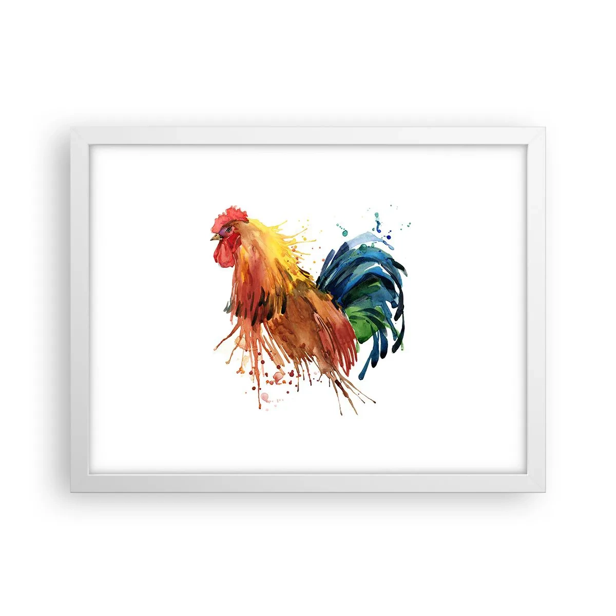 Plagát v bielom ráme - Kráľovský šat, kráľovská pýcha - 40x30 cm